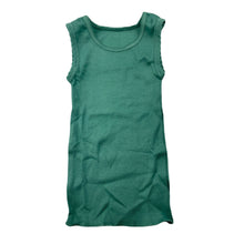 Load image into Gallery viewer, unisex Big Softies, green cotton singlet top, EUC, size 00,  