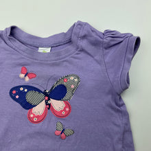 Load image into Gallery viewer, Girls Dymples, purple cotton t-shirt / top, GUC, size 00,  