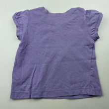 Load image into Gallery viewer, Girls Dymples, purple cotton t-shirt / top, GUC, size 00,  