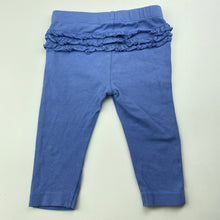 Load image into Gallery viewer, Girls Tiny Little Wonders, stretchy ruffle leggings / bottoms, GUC, size 00,  