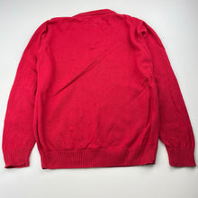 Load image into Gallery viewer, Boys Pumpkin Patch, red knitted cotton sweater / jumper, GUC, size 7,  