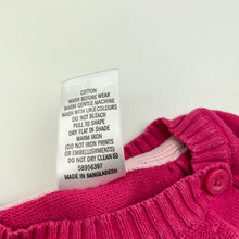 Load image into Gallery viewer, Girls Target, knitted cotton sweater / jumper, FUC, size 0,  