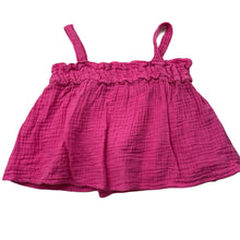 Load image into Gallery viewer, Girls Seed, pink crinkle cotton summer top, FUC, size 1,  