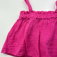 Load image into Gallery viewer, Girls Seed, pink crinkle cotton summer top, FUC, size 1,  