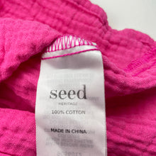 Load image into Gallery viewer, Girls Seed, pink crinkle cotton summer top, FUC, size 1,  