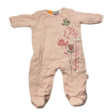 Load image into Gallery viewer, Girls Pumpkin Patch, wadded cotton winter coverall / romper, EUC, size 000,  