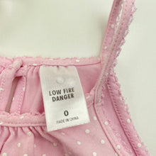 Load image into Gallery viewer, Girls Target, embroidered stretchy summer romper, GUC, size 0,  