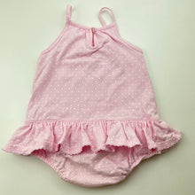 Load image into Gallery viewer, Girls Target, embroidered stretchy summer romper, GUC, size 0,  