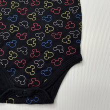 Load image into Gallery viewer, unisex DIsney, Mickey Mouse cotton bodysuit / romper, GUC, size 0,  