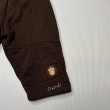 Load image into Gallery viewer, Boys Dymples, brown fleece lined pants, elasticated, GUC, size 00,  