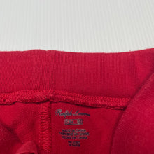 Load image into Gallery viewer, Boys Ralph Lauren, red cotton shorts, elasticated, GUC, size 12 months,  