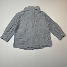 Load image into Gallery viewer, Boys Anko, linen/cotton long sleeve shirt, EUC, size 1,  