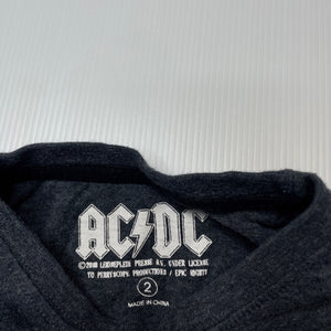 Boys ACDC, cotton t-shirt / top, GUC, size 2,  