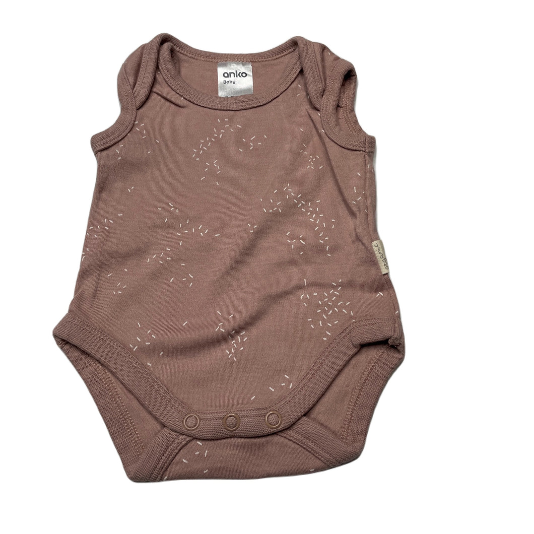 unisex Anko, soft cotton singletsuit, EUC, size 0000,  