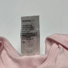 Load image into Gallery viewer, Girls Kids &amp; Co, pink cotton bodysuit / romper, EUC, size 0000,  