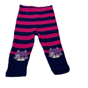 Girls Baby Berry, soft cotton leggings / bottoms, GUC, size 00,  