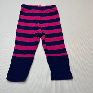 Girls Baby Berry, soft cotton leggings / bottoms, GUC, size 00,  