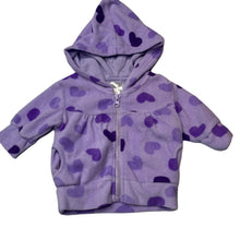 Load image into Gallery viewer, Girls Baby Biz, fleece zip hoodie sweater, EUC, size 0000,  