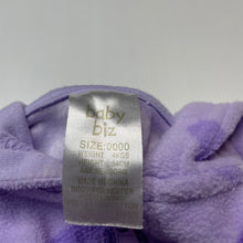 Load image into Gallery viewer, Girls Baby Biz, fleece zip hoodie sweater, EUC, size 0000,  