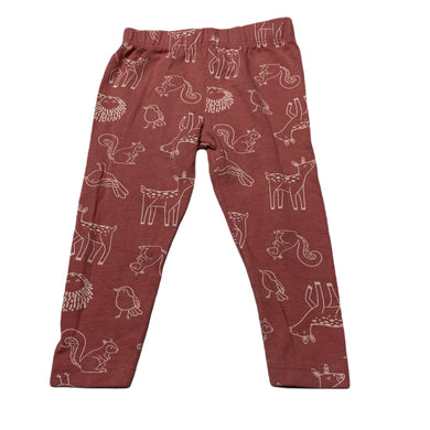 Girls Dymples, organic cotton blend leggings, elasticated, EUC, size 00,  