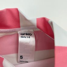 Load image into Gallery viewer, Girls Anko, short sleeve rashie / swim top, GUC, size 5,  