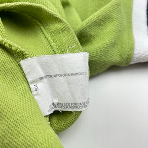 Boys Esprit, green cotton polo shirt top, GUC, size 3,  