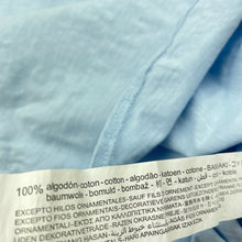 Load image into Gallery viewer, Girls Zara, embroidered blue cotton top, GUC, size 7,  