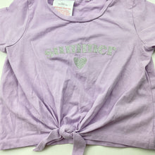 Load image into Gallery viewer, Girls Name It, stretchy organic cotton blend tie front top, EUC, size 2,  