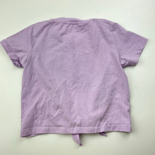Load image into Gallery viewer, Girls Name It, stretchy organic cotton blend tie front top, EUC, size 2,  