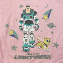 Load image into Gallery viewer, Girls DIsney, LIGHTYEAR cotton t-shirt / top, small mark right shoulder, FUC, size 4,  