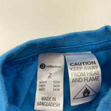Load image into Gallery viewer, Boys B Collection, soft feel pyjama t-shirt / top, GUC, size 2,  
