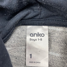 Load image into Gallery viewer, Boys Anko, cotton zip hoodie sweater, FUC, size 1,  