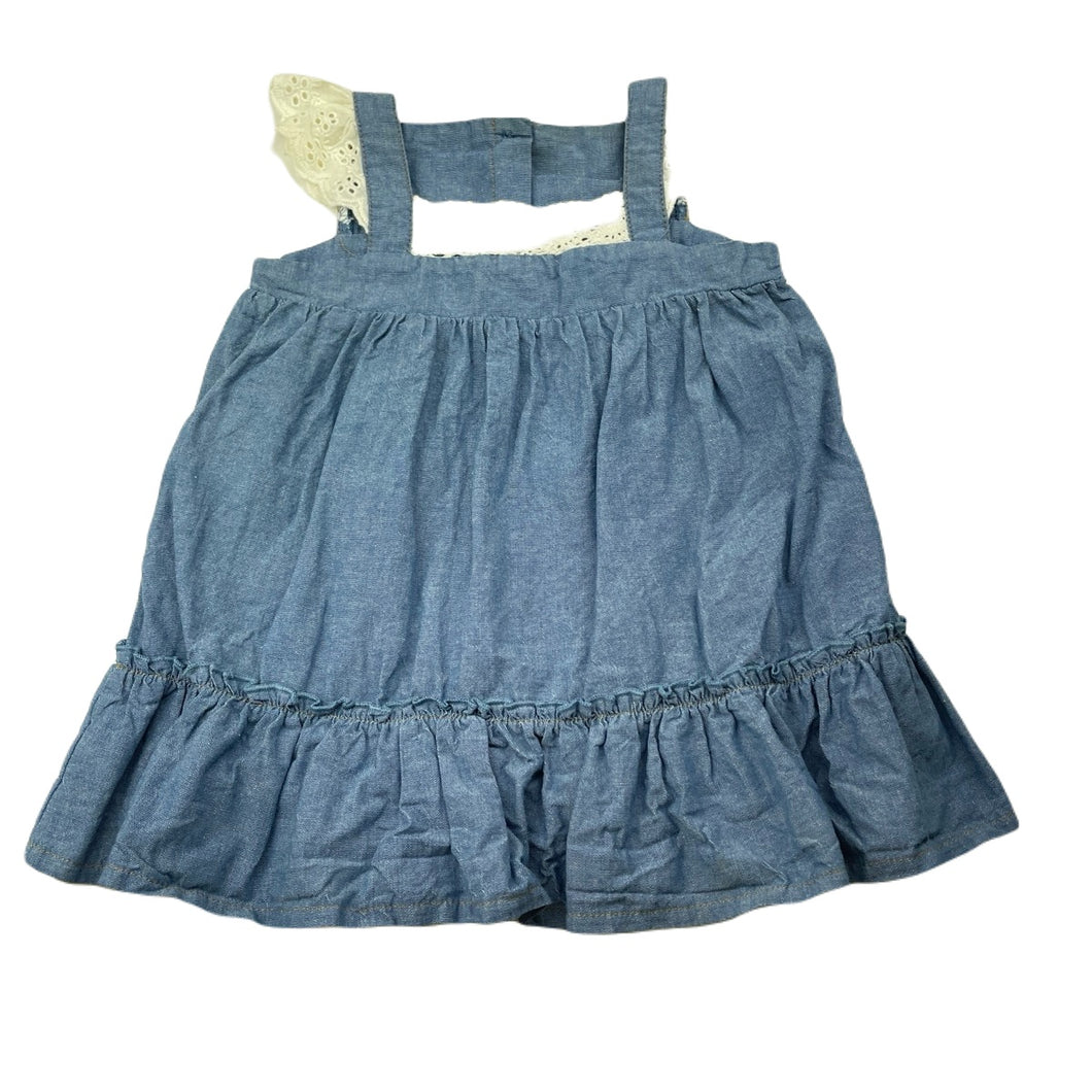 Girls Young Hearts, lightweight cotton summer dress, FUC, size 1, L: 42cm