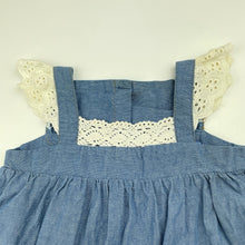 Load image into Gallery viewer, Girls Young Hearts, lightweight cotton summer dress, FUC, size 1, L: 42cm