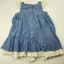 Load image into Gallery viewer, Girls Young Hearts, lightweight cotton summer dress, FUC, size 1, L: 42cm