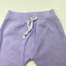 Load image into Gallery viewer, Girls Baby Berry, purple fleece lined pants / bottoms, elasticated, EUC, size 0,  