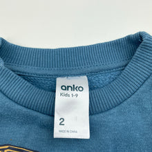 Load image into Gallery viewer, Boys Anko, fleece lined sweater / jumper, digger, GUC, size 2,  