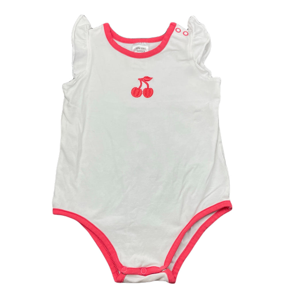 Girls Target, embroidered stretchy bodysuit / romper, GUC, size 0,  