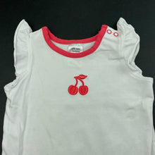 Load image into Gallery viewer, Girls Target, embroidered stretchy bodysuit / romper, GUC, size 0,  