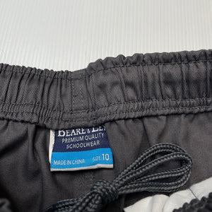 Boys BEARE & LEY, grey school cargo shorts, elasticated, EUC, size 10,  