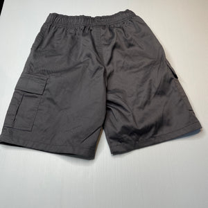 Boys BEARE & LEY, grey school cargo shorts, elasticated, EUC, size 10,  