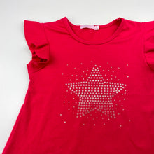 Load image into Gallery viewer, Girls Funky Babe, red Christmas top, FUC, size 6,  