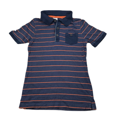 Boys Target, striped cotton polo shirt top, EUC, size 7,  
