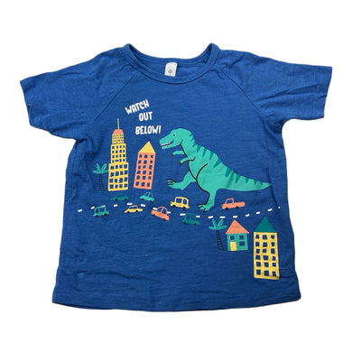 Boys Dymples, organic cotton t-shirt / top, dinosaur, GUC, size 2,  