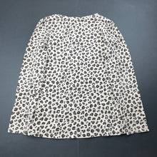 Load image into Gallery viewer, Girls H&amp;M, stretchy leopard print long sleeve top, FUC, size 7-8,  