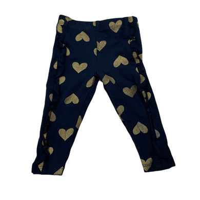 Girls Dymples, navy stretchy leggings / bottoms, FUC, size 00,  