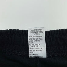 Load image into Gallery viewer, Boys Dymples, black organic cotton shorts, elasticated, GUC, size 1,  