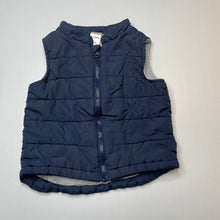 Load image into Gallery viewer, Boys Tiny Little Wonders, cotton lined navy vest, EUC, size 1,  