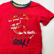 Load image into Gallery viewer, Boys Bluezoo, red cotton t-shirt / top, GUC, size 2,  