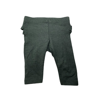 Girls Anko, grey ruffle leggings / bottoms, EUC, size 0000,  
